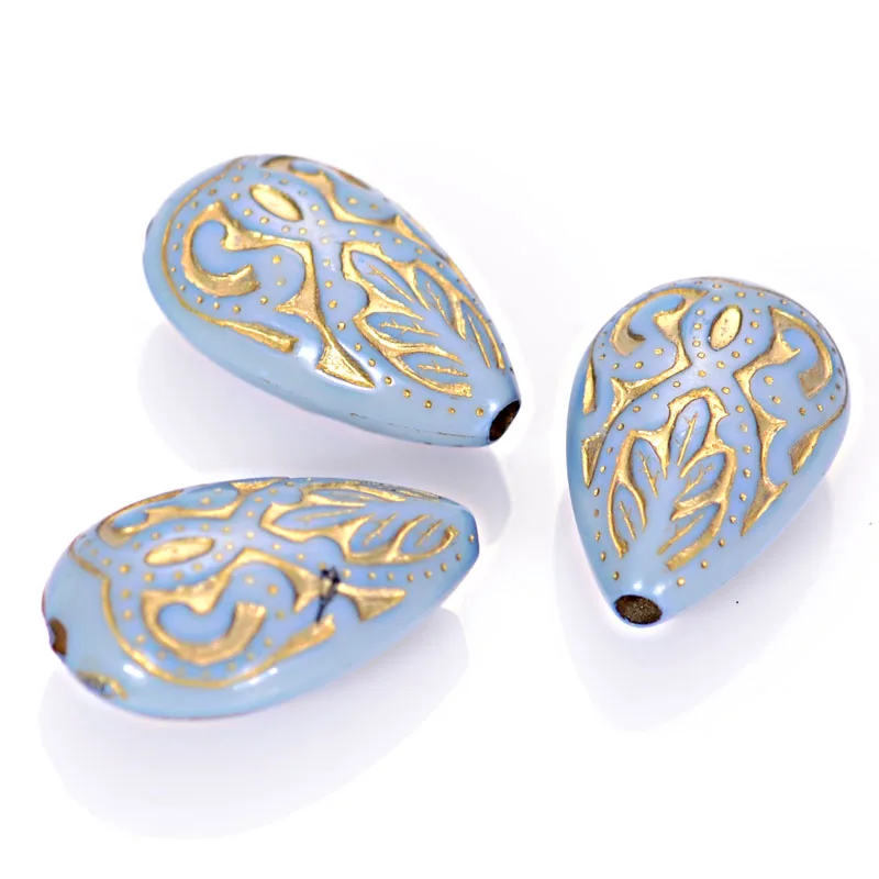 Miasol 100 шт Ретро винтажный Вдохновленный акриловый каплевидный капли античный