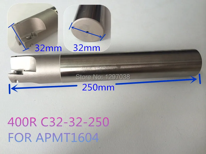 

BAP 400R C32-32-250-3T BAP Right Angle Shoulder End Mill APMT1604 Inserts