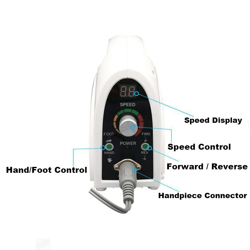 Электрическая дрель для ногтей с низким уровнем шума 30000 об/мин.|Электрические