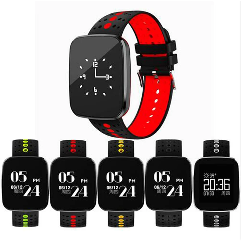 Смарт Браслет фитнес трекер для измерения сердечного ритма браслет кровяное