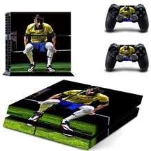 Виниловая наклейка Neymar da Silva Santos для консоли Sony Playstation 4 и 2