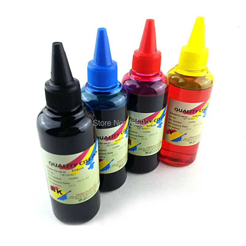 4X100 мл T1801 T1811 18XL запасные чернила для принтера Epson XP 30 102 205 302 305 402 405 212 215 312 315|dye ink|ink