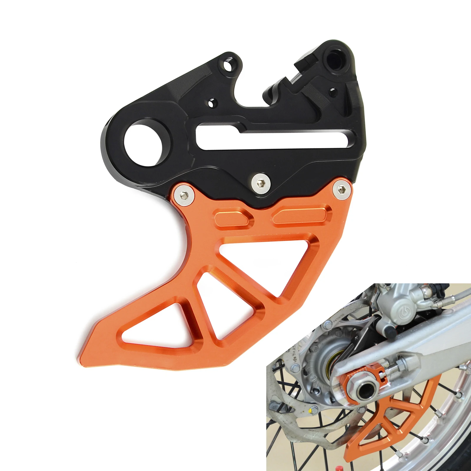 Защита заднего тормозного диска суппорт Поддержка для KTM 125 200 250 300 390 450 530 SX SXF XC XCF