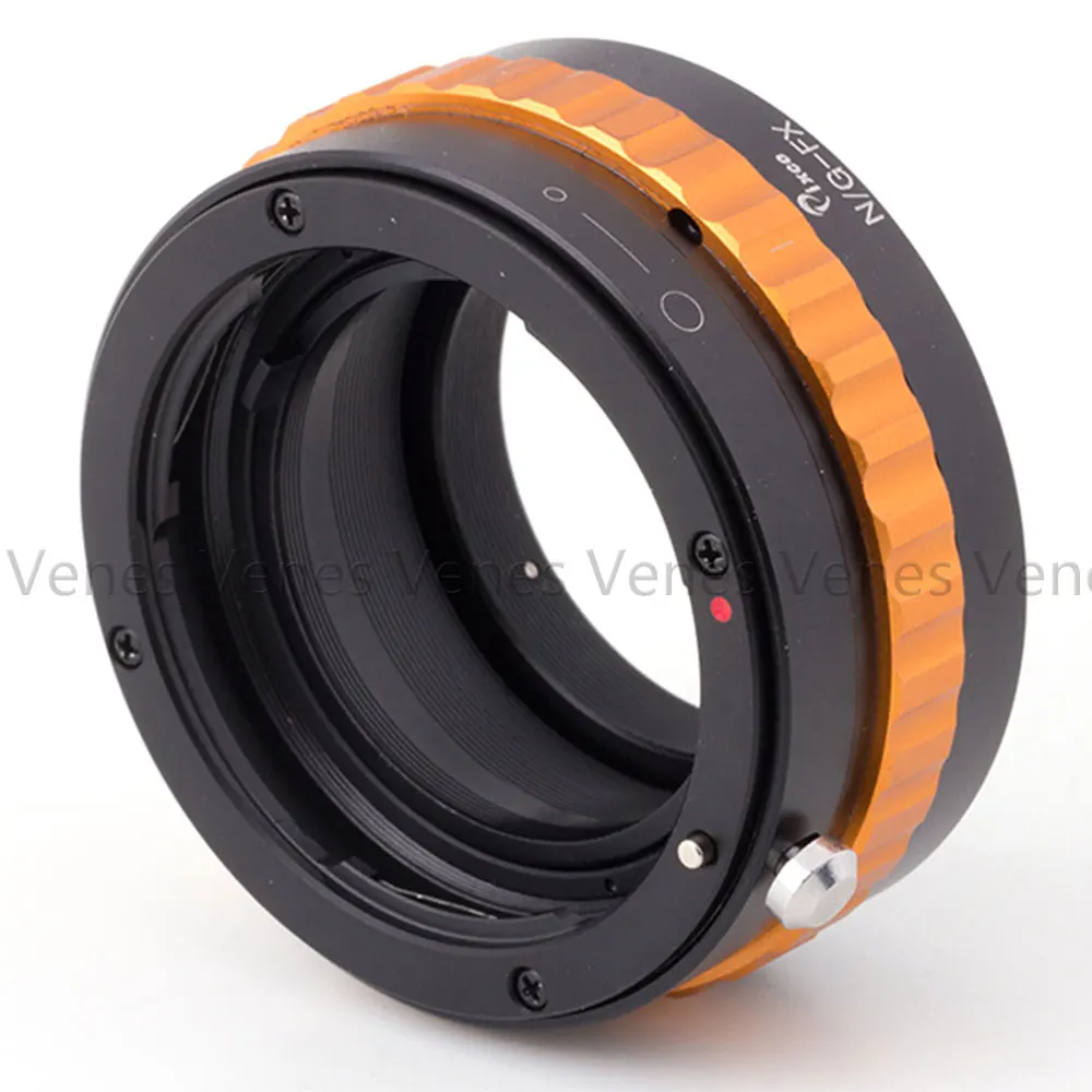 Venes N/G FX PRO адаптер объектива для Nikon G подходит камеры Fujifilm X (золото)|lens adapter|adapter