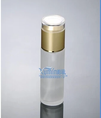 

Объем 60 мл 200 шт./лот золотые высококачественные стеклянные бутылки для лосьона, 2 унции матовых стеклянных бутылок, стеклянная косметическая упаковка