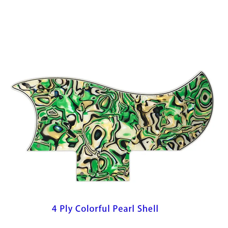 colorful pearl shell Pleroo гитарные части накладки костюм для Gibson SG 61 гитара царапина пластина 5 винтовых отверстий soporte электрогитара ra - Цвет: colorful pearl shell