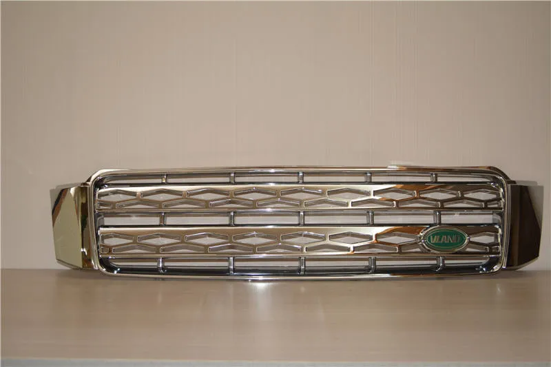silvery VLAND автомобильные аксессуары для решетки для Highlander передняя решетка 2000-2007 Kluger решетка Plug And Play - Цвет: silvery