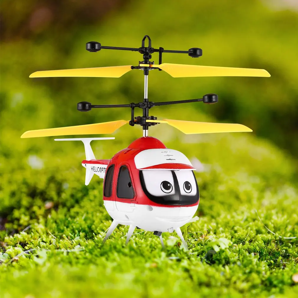 Обновленная версия мини RC вертолет Индуктивная летающая игрушка пульт