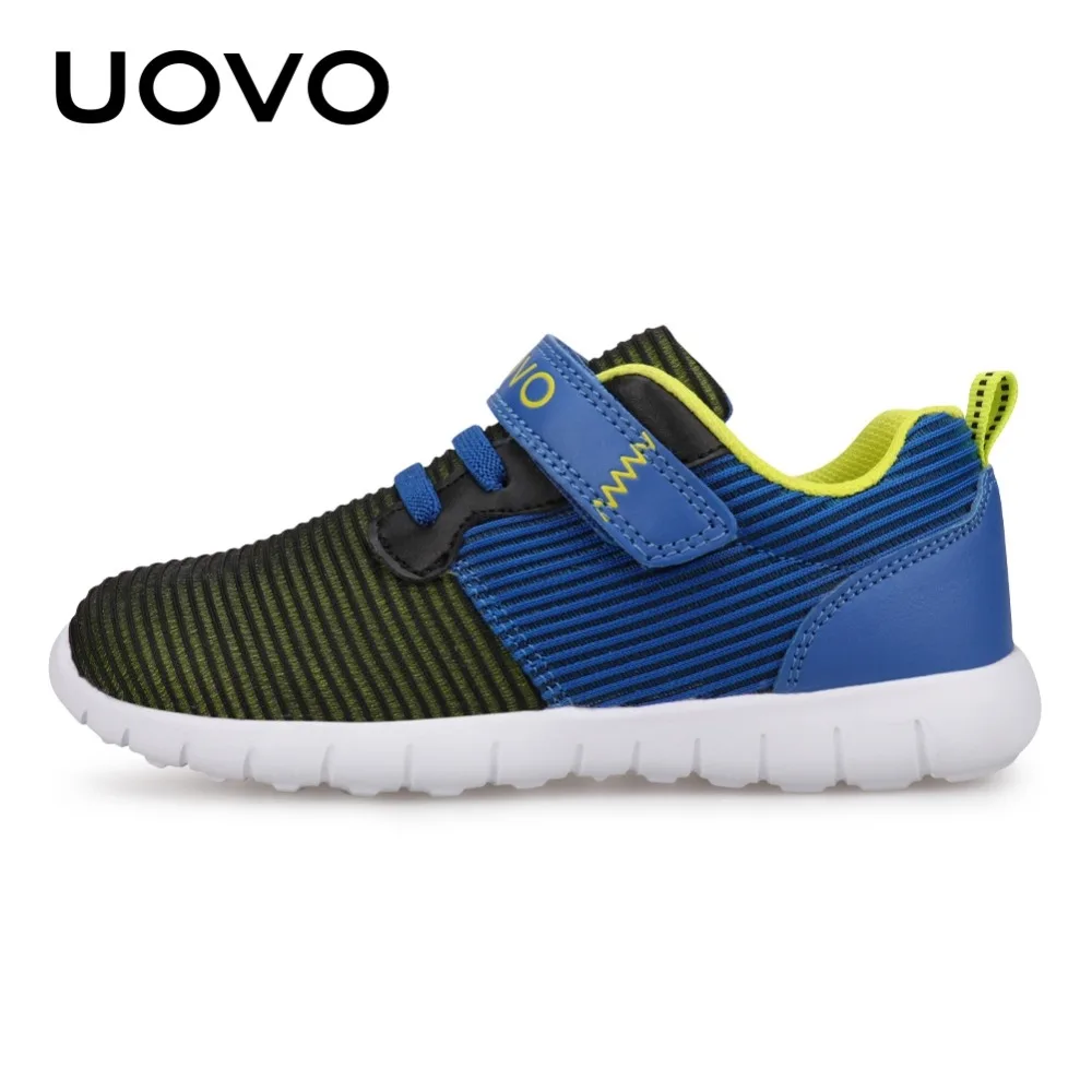 UOVO 2018 новейшая детская обувь для мальчиков дышащая Женская легкая подошва