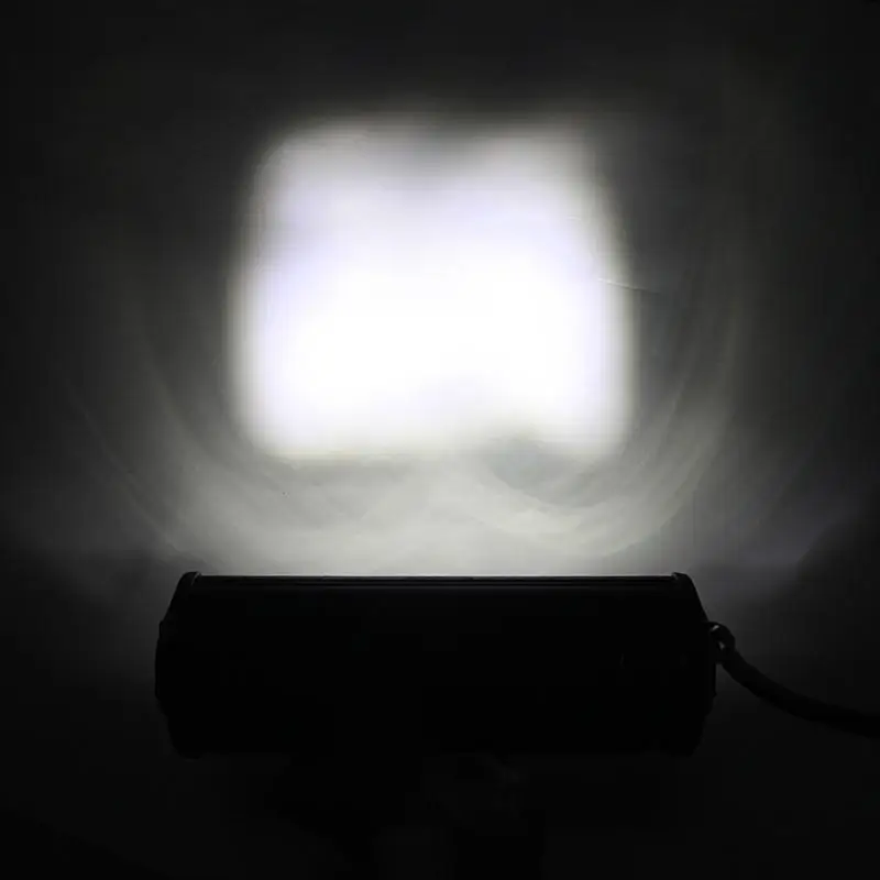 Oslamp 1x1" 90 Вт 5D светодиодный рабочий светильник бар Offroad пятно/луч светодиодный работы дальнего света головной светильник для грузовиков, внедорожников, квадроциклов, наводненных 4x4 4WD 12v 24v