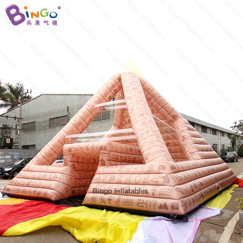 Гигантская 8X8X6m надувная Пирамида/надувная Пирамида Хуфу для украшения-игрушка
