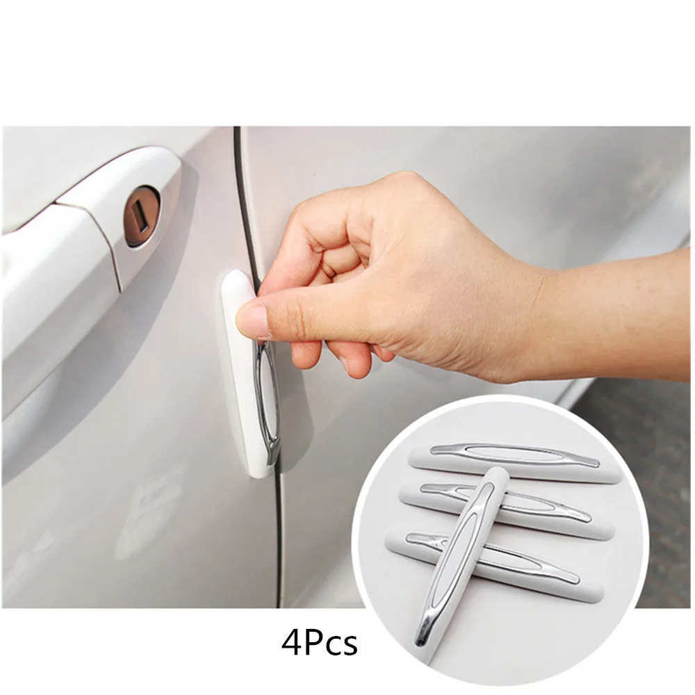 4 шт./компл. двери автомобиля гвардии Угловые кромки бампера буфера отделка под