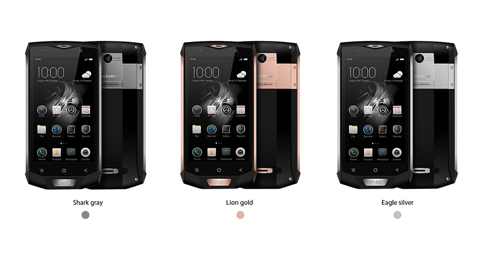 Blackview BV8000 Pro мобильный телефон IP68 Водонепроницаемый Android 7,0 5," FHD MTK6757 Восьмиядерный 6 ГБ+ 64 ГБ 16 МП боковой сенсорный NFC Смартфон