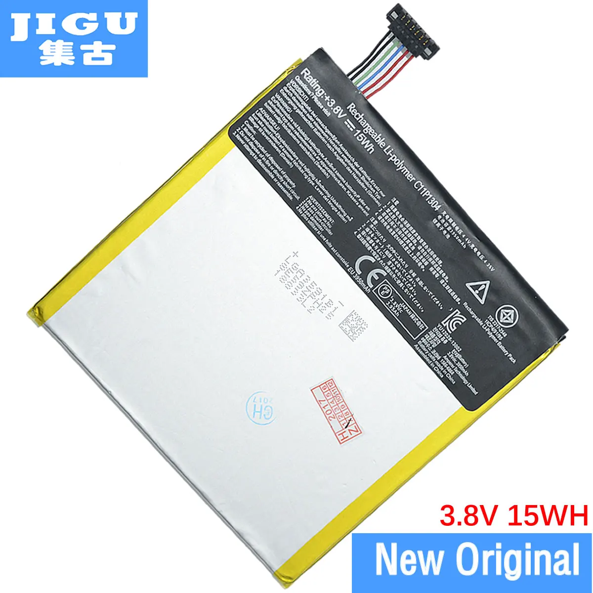 

JIGU 100% New 3950mAh C11P1304 Tablets Battery For Asus MEMO PAD HD 7 ME173X HD7 ME173 K00B Rechargeable Li-ion Bateria