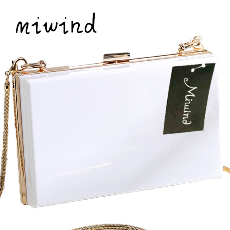 Miwind/розовый атласный клатч вечерняя сумка с цепочкой женские клатчи дамские