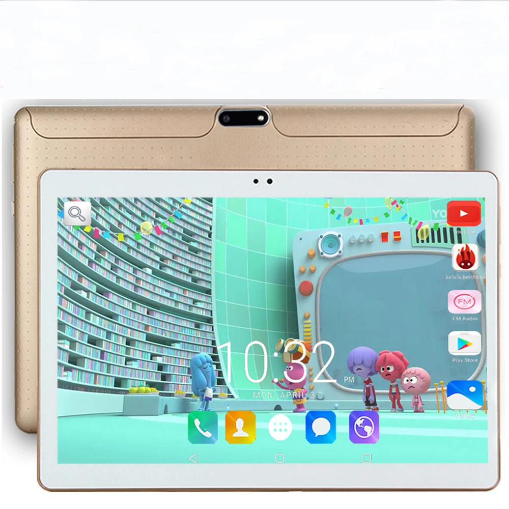 1280*800 HD ips ребенка Tablet 10 дюймов 3g 4G LTE планшет Octa core 2 ГБ Оперативная память 16 ГБ Встроенная память двойной камеры android7.0 WI-FI gps Планшеты