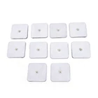 Новинка 10 шт.лот 5x5 см электродные подушечки массажер подтяжки поддержка для десятки единиц для похудения Массажная цифровая терапевтическая машина