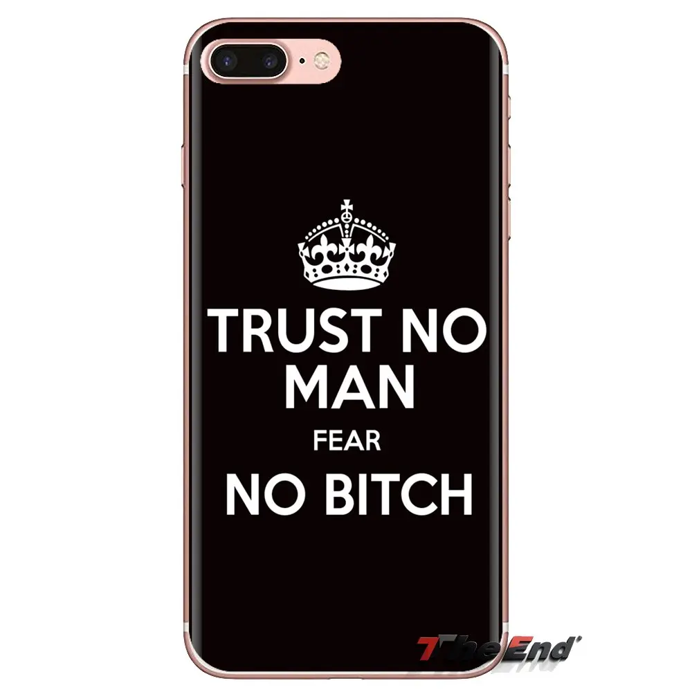 Для Samsung Galaxy A3 A5 A7 A9 A8 Star A6 Plus 2018 2015 2016 2017 прозрачный мягкий чехол для кожи Trust no bitch
