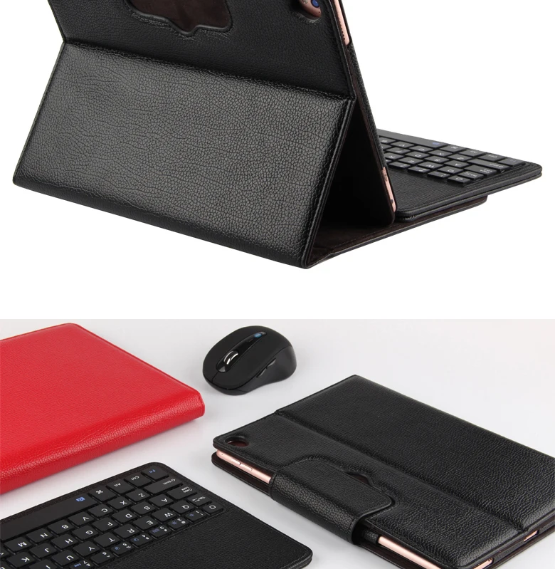 Портфель Folio PU кожаный чехол для IPad Pro 12,9 магнитно съемный ABS покрытие клавиатуры Bluetooth Funda+ Flim