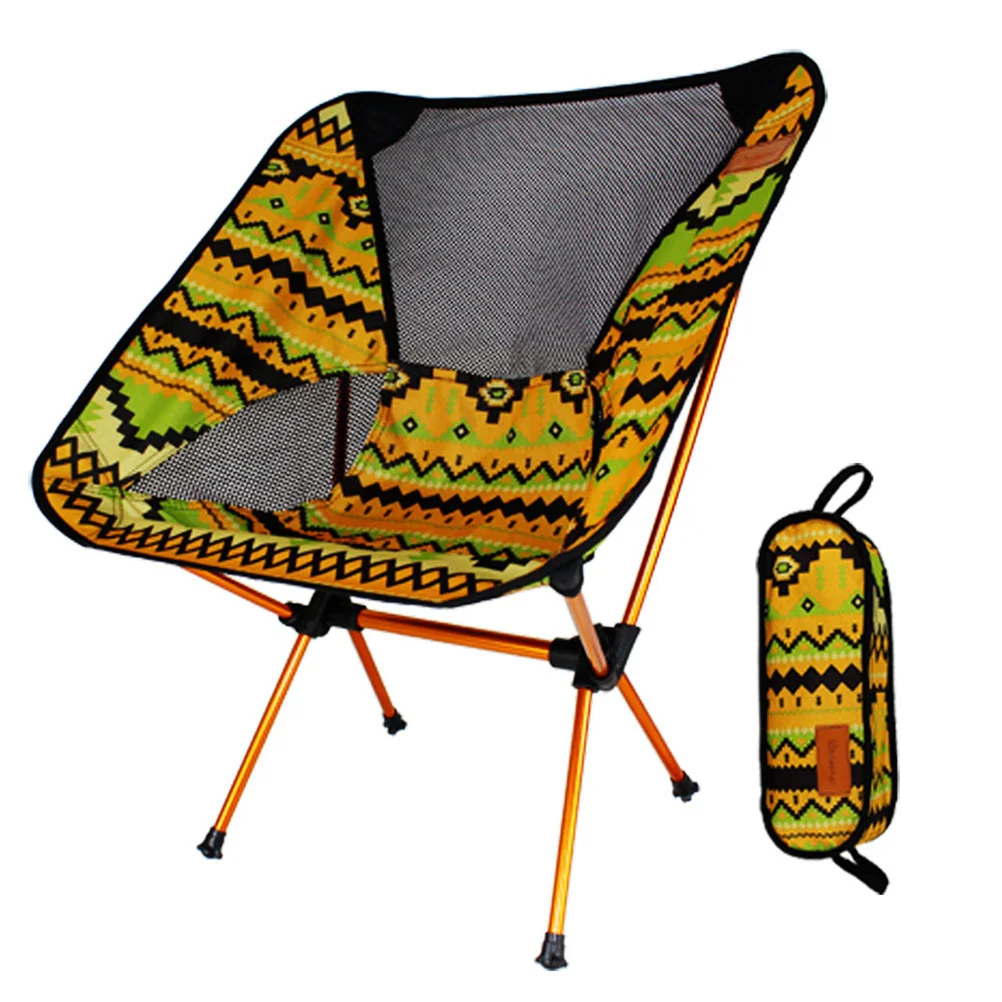 Outdoor Folding Casual Lounge Chair Portable Collapsible for Fishing Camping Traveling Bivouac Garden Beach | Спорт и развлечения