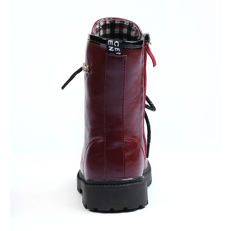 2019 Новая Осенняя детская обувь для мальчиков и девочек кожаная нескользящая