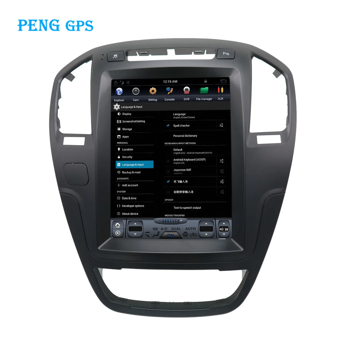 Автомобильный GPS навигатор с вертикальным экраном Tesla Android 7 1 для Opel Insignia Vauxhall