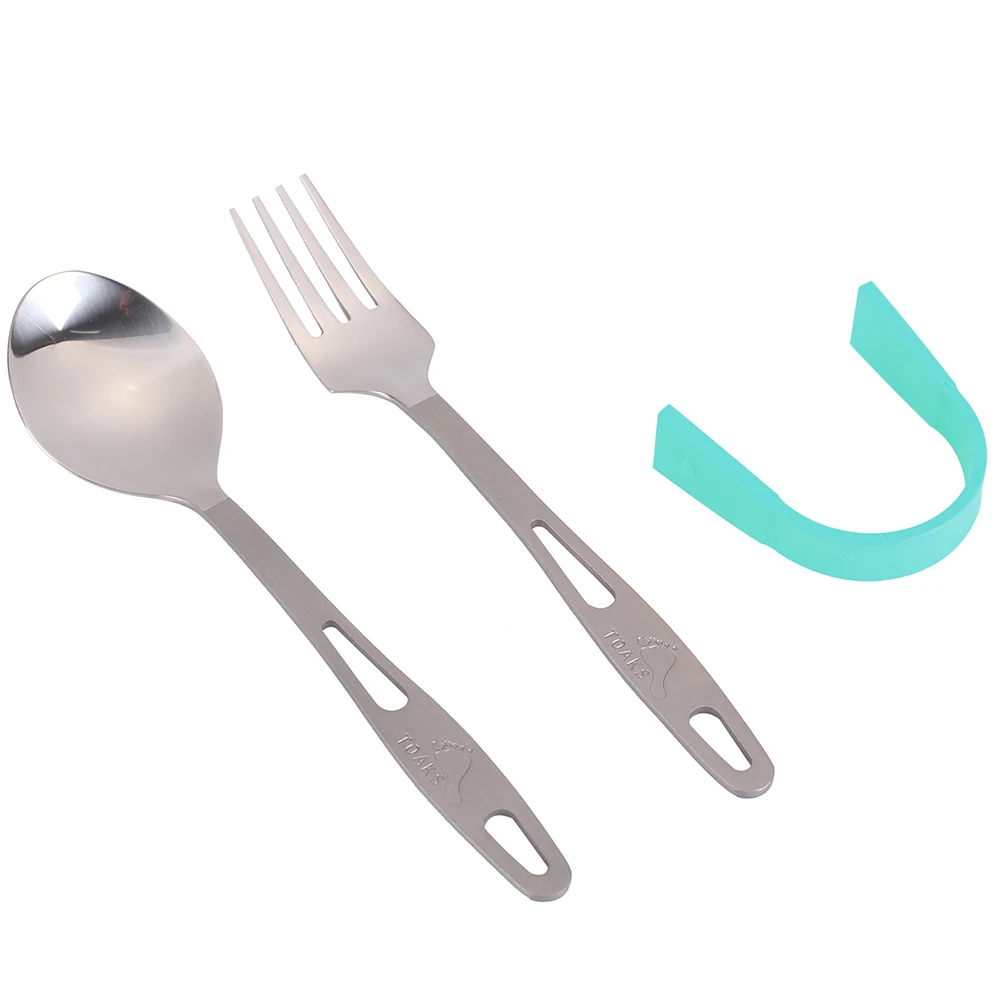 Toaks ложка-вилка титановая Ультралегкая Экологически чистая вилка Spork ложка в