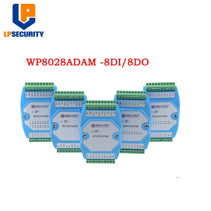 Цифровой входной и выходной модуль Lsolated 8DI/8DO MODBUS Communication-WP8028ADAM | Безопасность