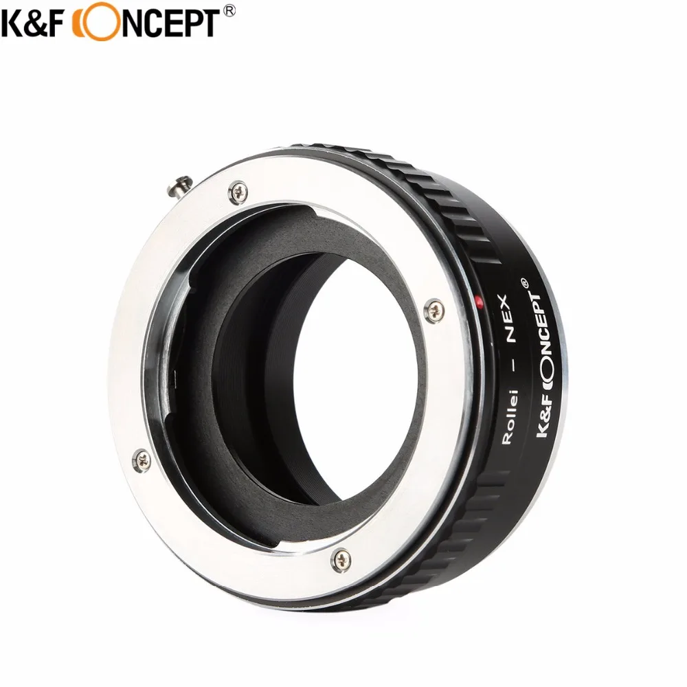 Переходное кольцо K & F для объектива фотокамеры из латуни и алюминия Rollei QBM