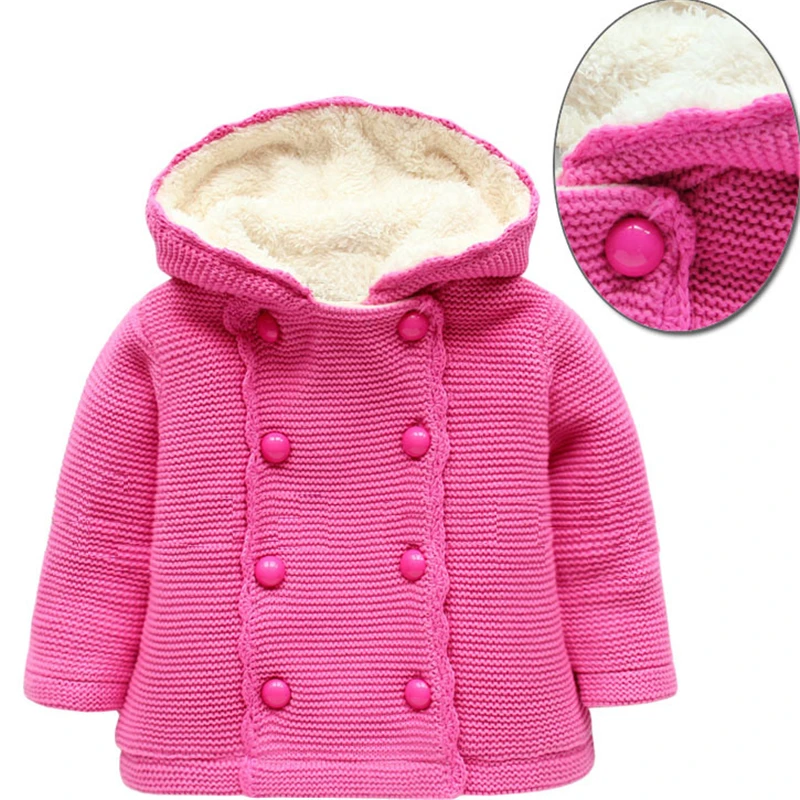Зимнее теплое пальто для маленьких мальчиков и девочек куртка теплая плотная