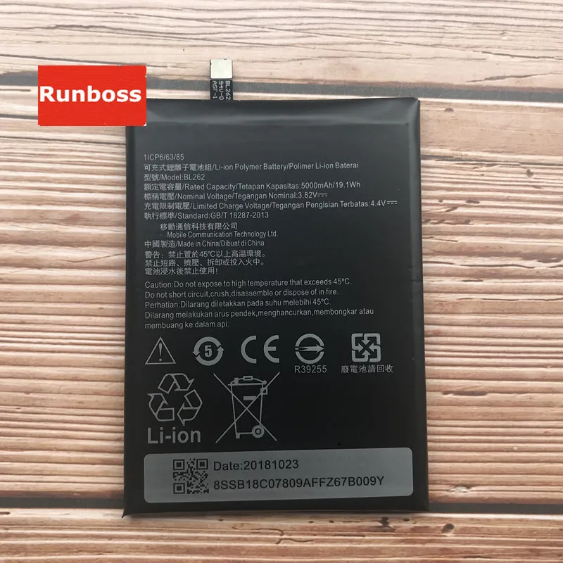Оригинальный аккумулятор BL262 для Lenovo Vibe P2 P2C72 P2A42 5000 мАч | Мобильные телефоны и