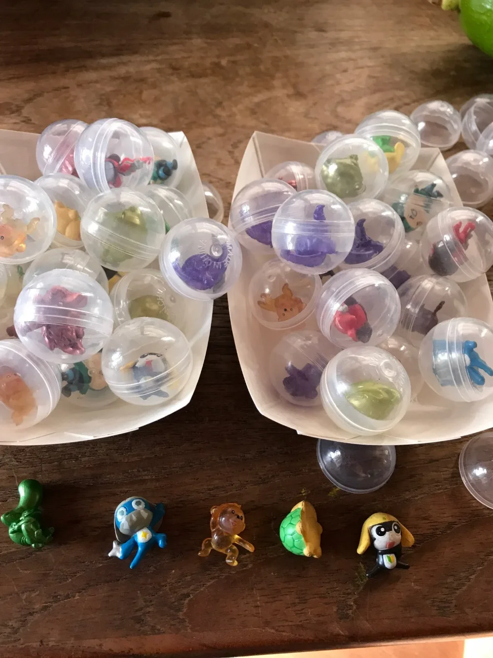 400 шт. хорошего качества 28 мм китайские мялки шарики капсулы с мягкой резиновой