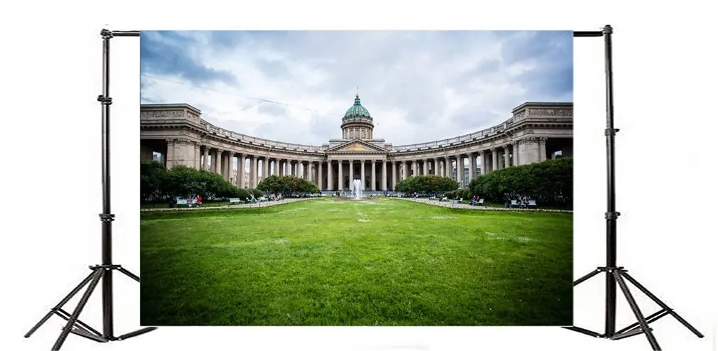 Фон для фотосъемки с изображением Казанского собора в Питере | Электроника
