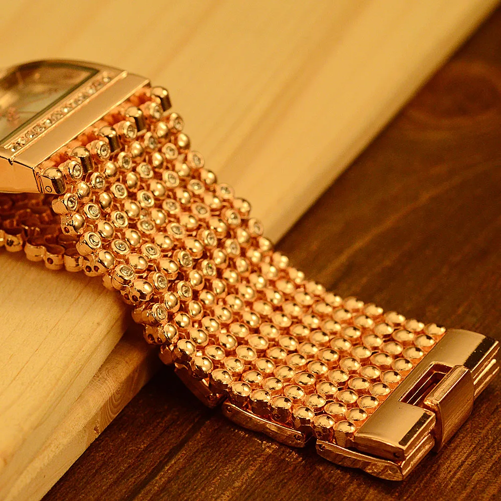 Женские роскошные золотые часы Брендовые Часы SOXY женские элегантные кварцевые