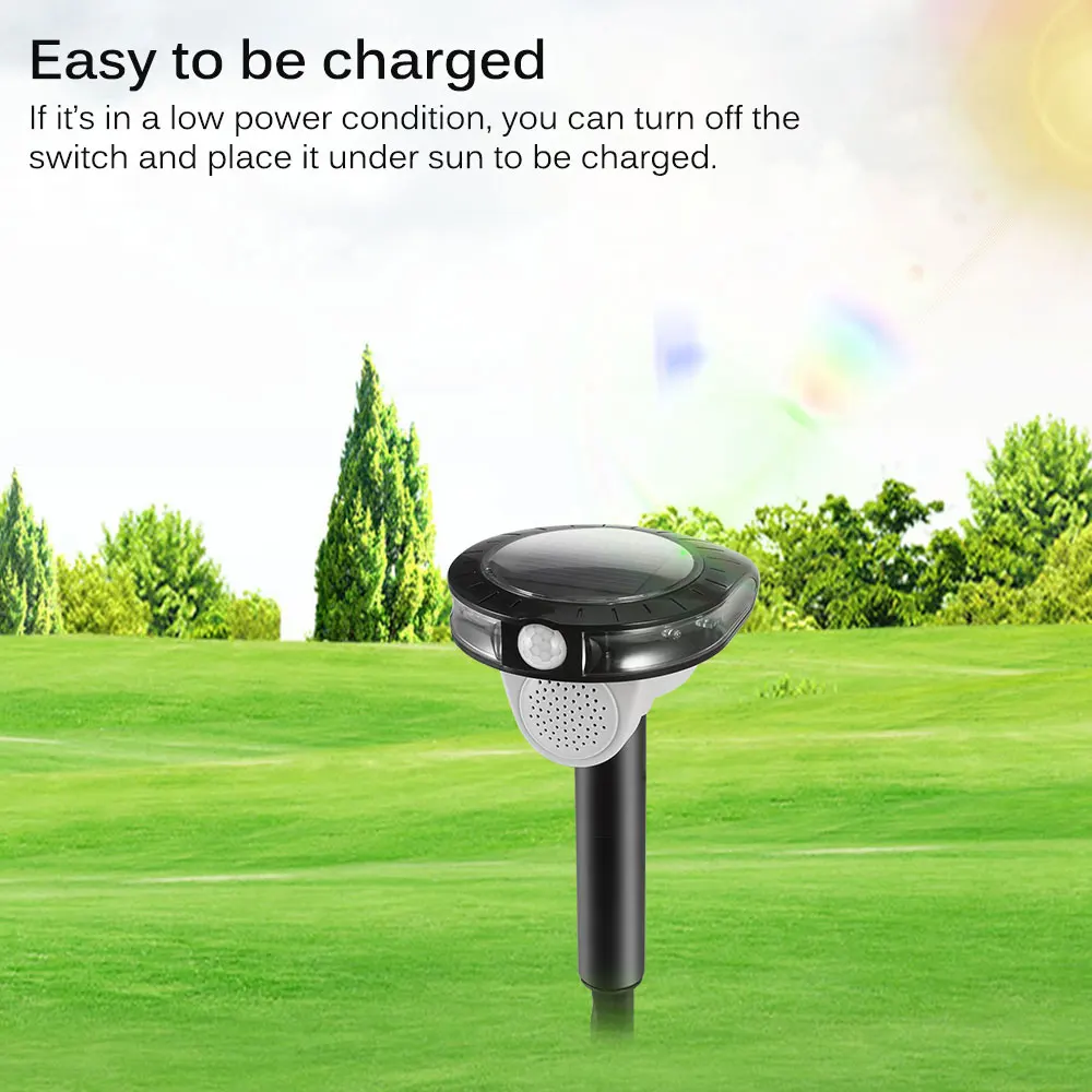 Smart Home Bakeey AG005-A 1.2V Black for Bird Repeller Waterproof Non-toxic Safe and Environmentally Friendly Repellers | Дом и сад