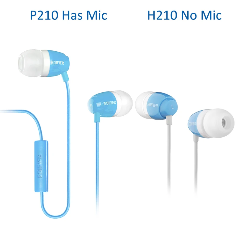 EDIFIER H210 P210 наушники вкладыши высокого качества производительность стерео