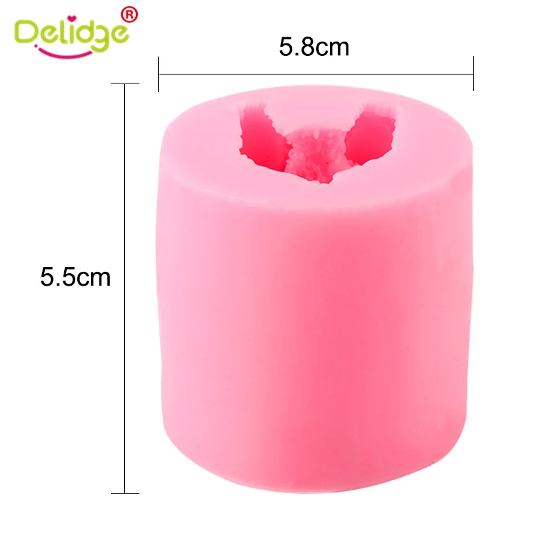 1 шт. силиконовая форма для торта с милым медведем 3D помадки мыла шоколада выпечки