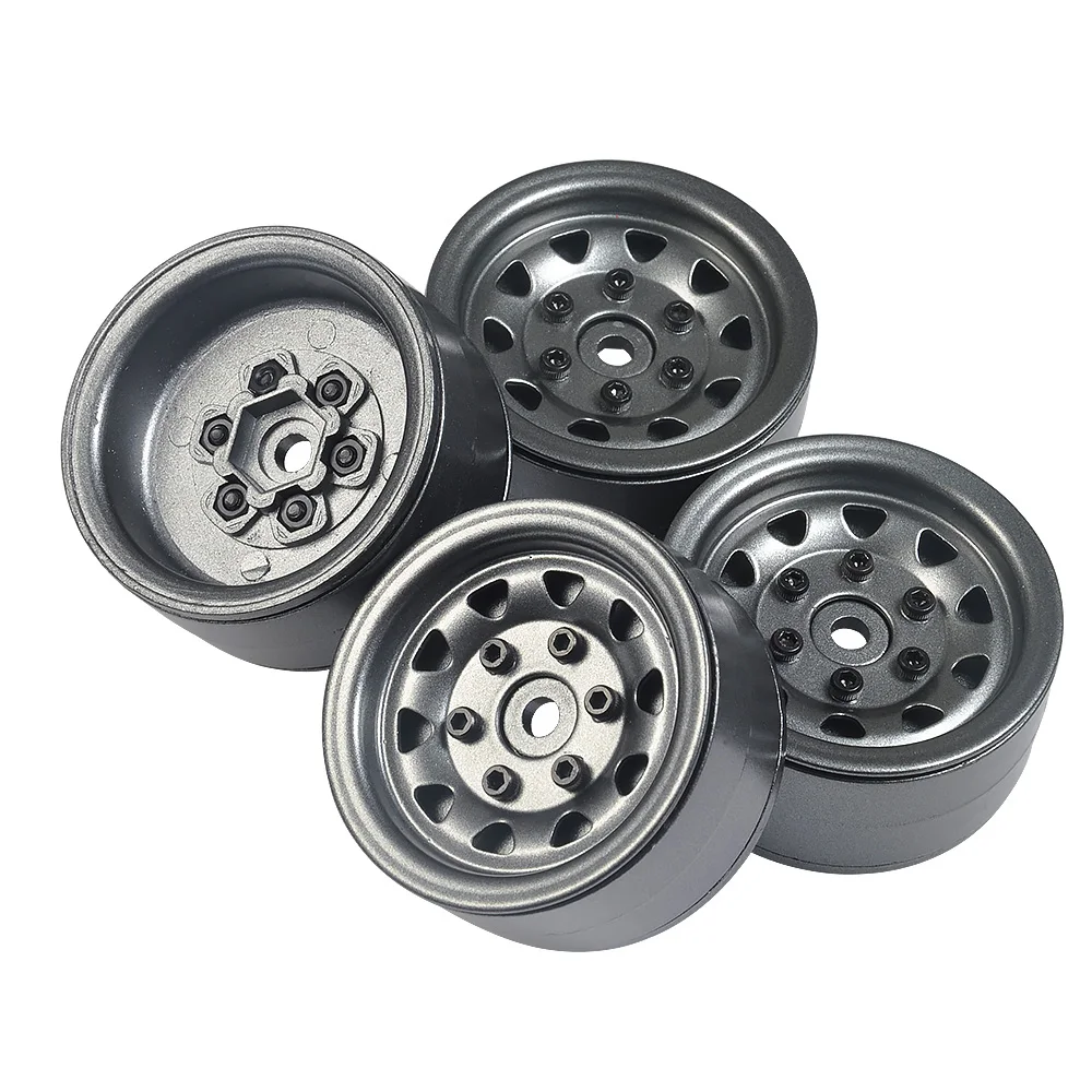 AXSPEED 4 шт./компл. 1 9 ''металлический Beadlock 1/10 RC колесные диски для SCX10 D90 D110 TRX