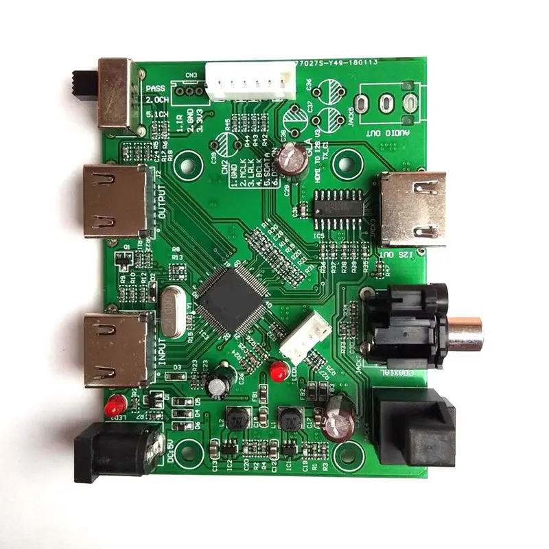 Разделение двойного режима HDMI/MHL для извлечения аудио I2S/DSD/ fiber/коаксиальный (HDMI на