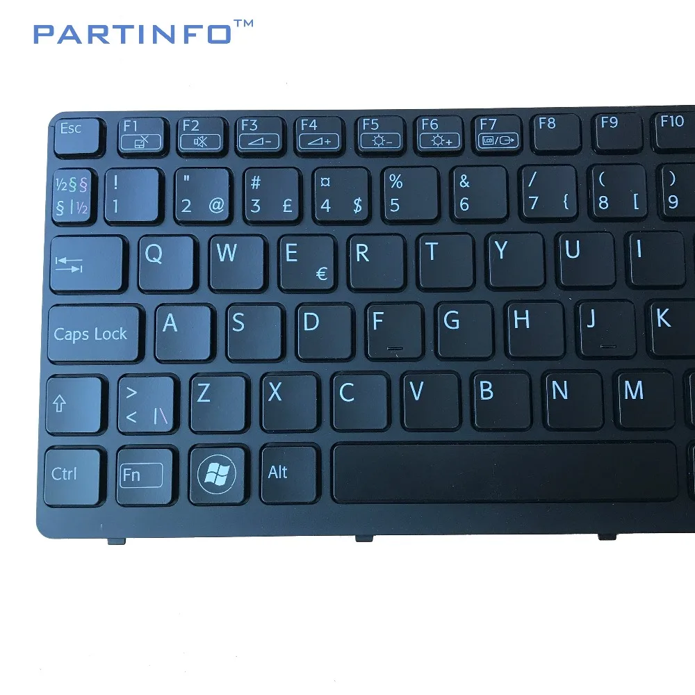 Запчасти для ноутбуков SONY VAIO SVE15 черная клавиатура с подсветкой V133946AK1NE SVE151 SVE1511