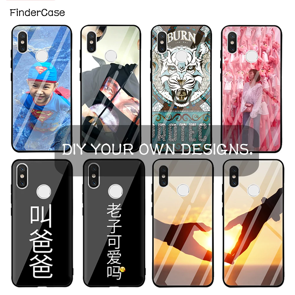 Чехол FinderCase DIY для Xiaomi Mi 9 чехол из твердого закаленного стекла телефона Mix 2 2s 3 6 8 se