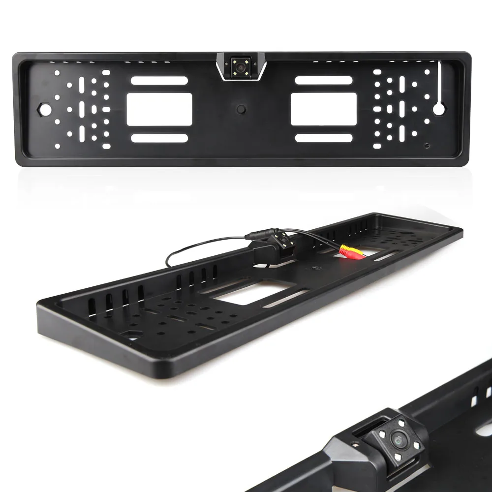

Waterproof 170 CCD Night Vision European License Plate Frame Backup Car Number Rear View RearView Reverse Camera