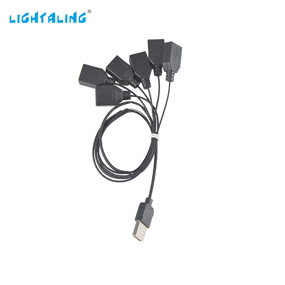 Светильник aling высокое качество аксессуары черный от одного до семи USB портов