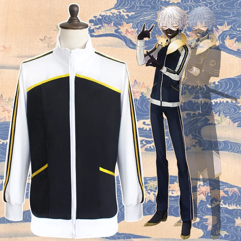 Аниме игра Touken Ranbu Online hotarумару Akashi Kuniyuki и искусственный костюм ежедневное пальто