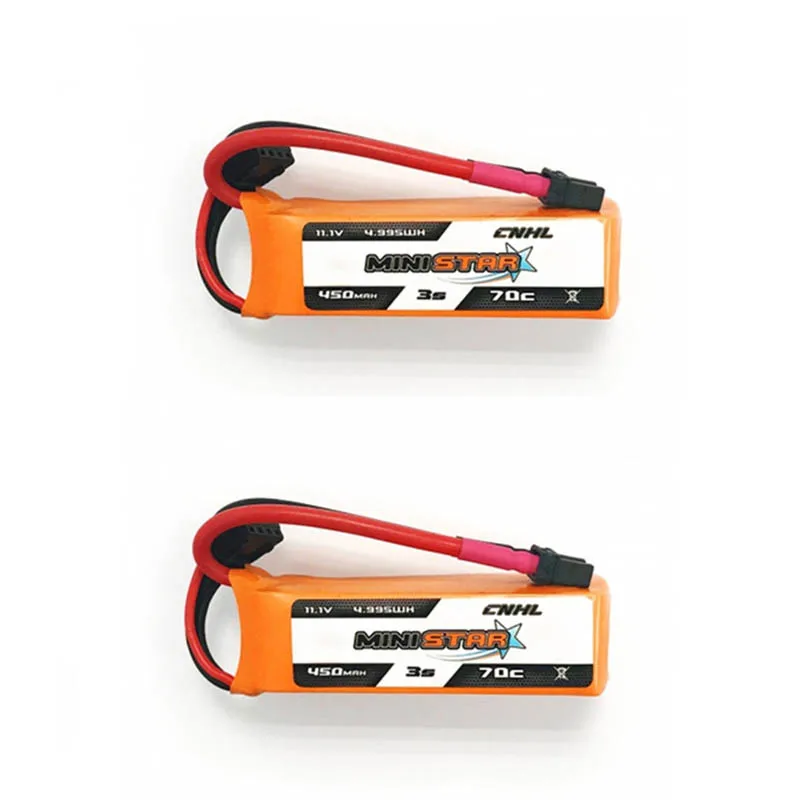1/2/3/6 шт CNHL MiniStar 450mAh 11 1 V 3S 70C Lipo батарея XT30U разъем для радиоуправляемого дрона FPV