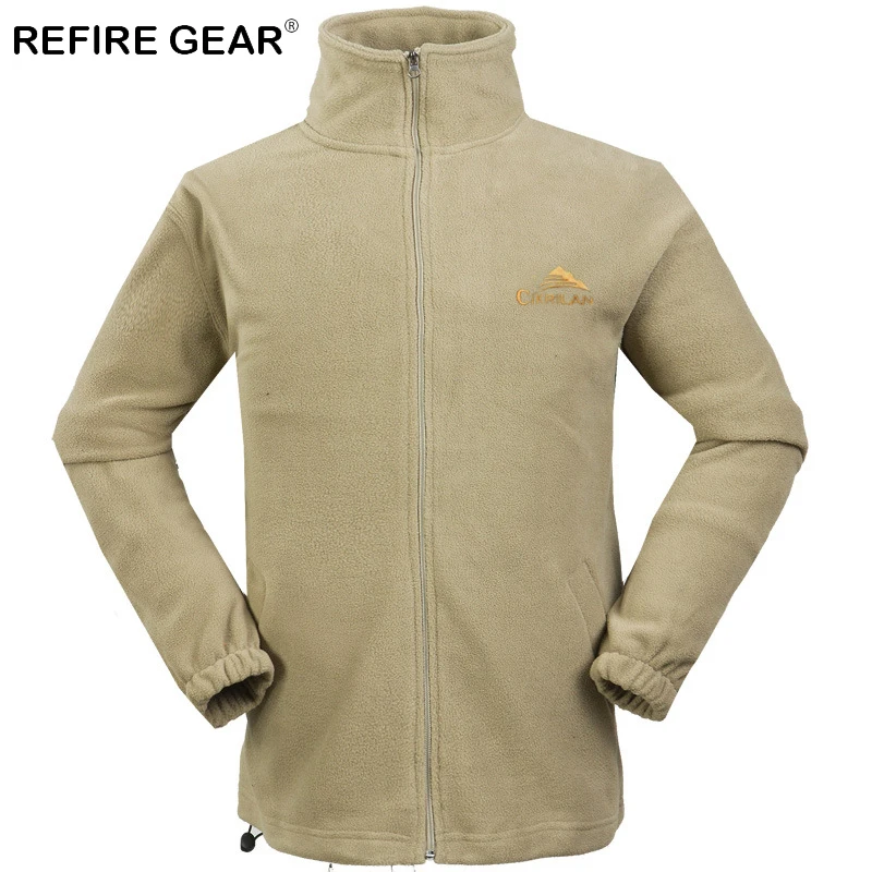 Refire gear Осенние теплые флисовые уличные куртки верхняя одежда мужские зимние термальные ветрозащитные куртки для кемпинга одежда для альпинизма и охоты