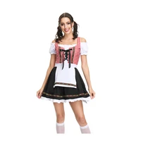 women germany oktoberfest costume traditional bavaria beer dirndl outfit wench beer maid fantasia fancy dress
