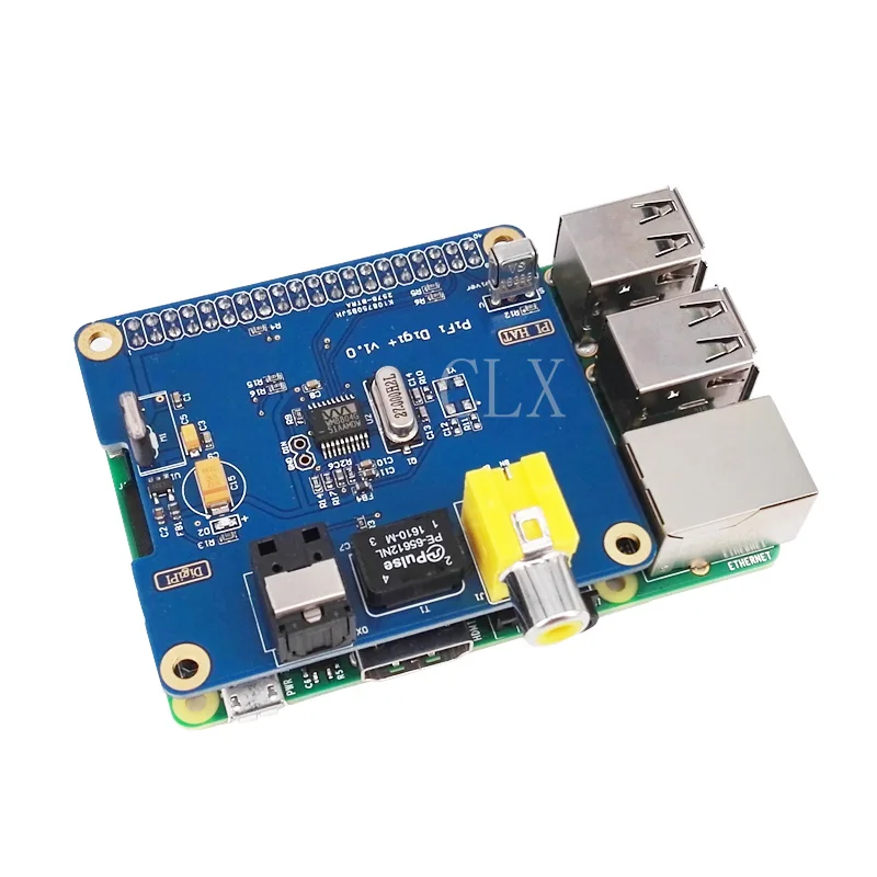 HIFI DiGi+ цифровая звуковая карта ies SPDIF Оптическое волокно с чехол для Raspberry Pi 3 B Plus/3B/Pi 2 Модель B и B+/A