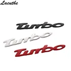 1 шт. 3D металлический значок-эмблема для бокового крыла автомобиля TURBO, наклейки для универсальных автомобилей, мотоциклов, велосипедов, декоративные аксессуары