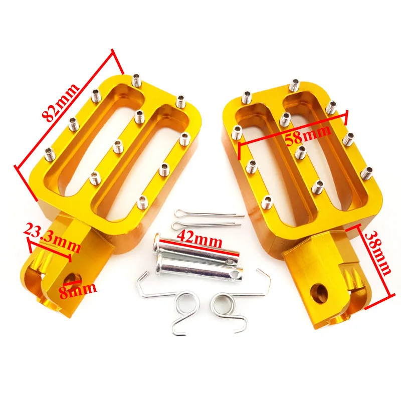 Подножки XLSION для питбайка подножки XR50 CRF50 Piranha IMR Pitster YCF кроссовый питбайк|foot pegs|pit